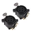 Niki 2 Chiếc 3-Pole XLR Nữ Jack Bảng Gắn Khung Xe Ổ Cắm Kết Nối Cho Mic Guitar