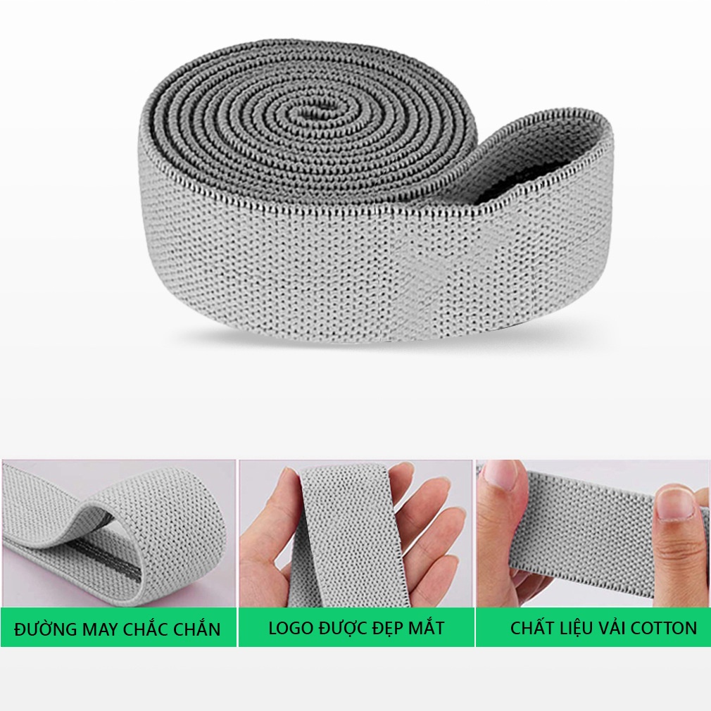 Mô tả Dây Kháng Lực Bảo Hành 12 Tháng Dây Tập Mông Dài 200x3 Cm Chuyên Dụng Tập Mông Đùi Bắp Chân Cleacco B3DKL Boro Sport - 2