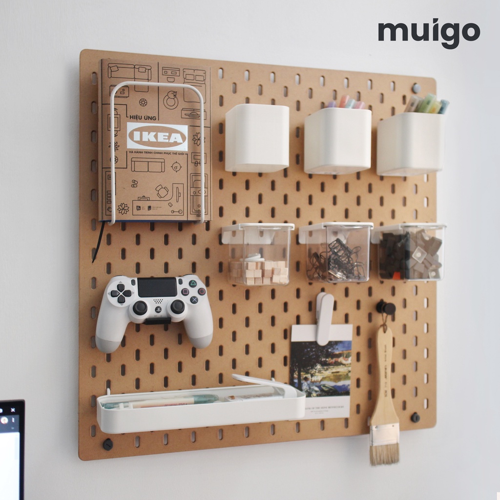 Khay treo cho bảng Pegboard Lỗ Dọc | Phụ Kiện Pegboard Đa Năng