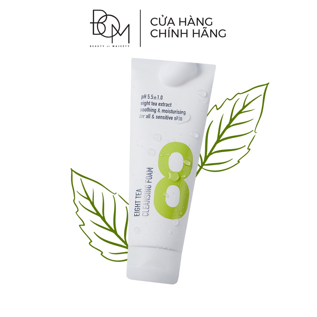 Ảnh Sữa Rửa Mặt Dạng Bọt Làm Sạch Sâu Dành Cho Mọi Loại Da BOM Eight Tea 150ml 2
