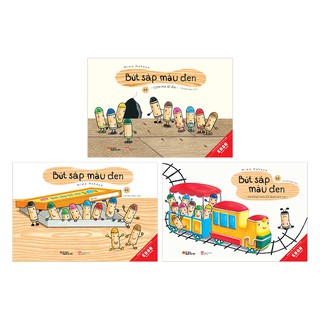 Sách Combo Ehon Nhật Bản - Bút Sáp Màu Đen ( Bộ 3 Tập )