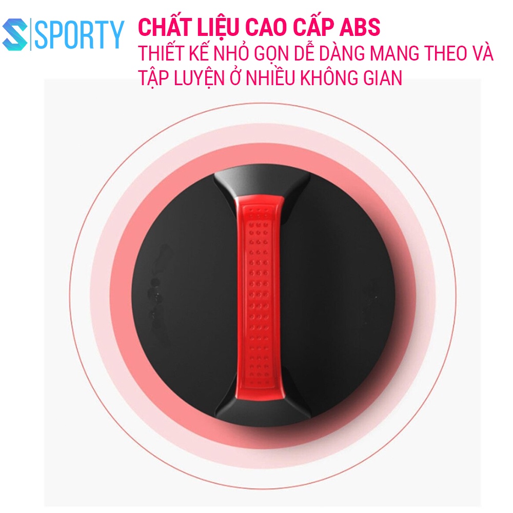 Ảnh Bộ 2 khung chống đẩy xoay 360 độ SPORTY, thanh hít đất tập bụng và cánh tay chất liệu ABS YGW44 2