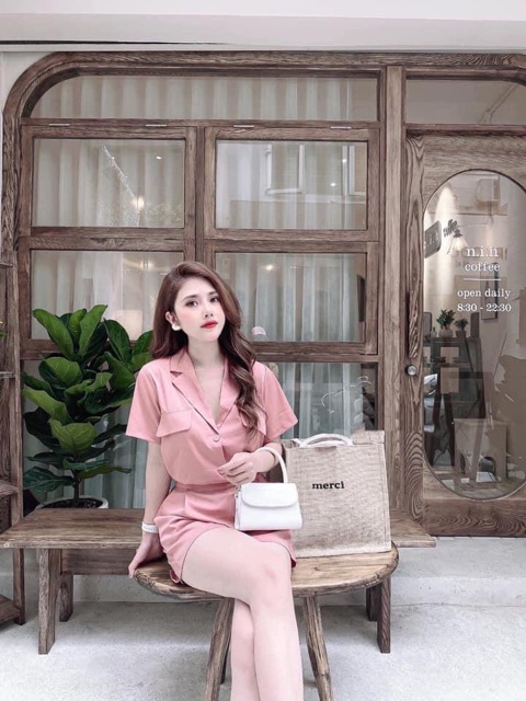set sơmi cổ vest