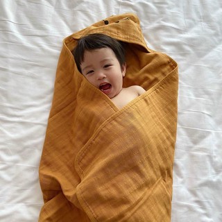 Chăn ủ kèm đai Litemian 4 lớp cao cấp chất xô Organic | Minizon Kids