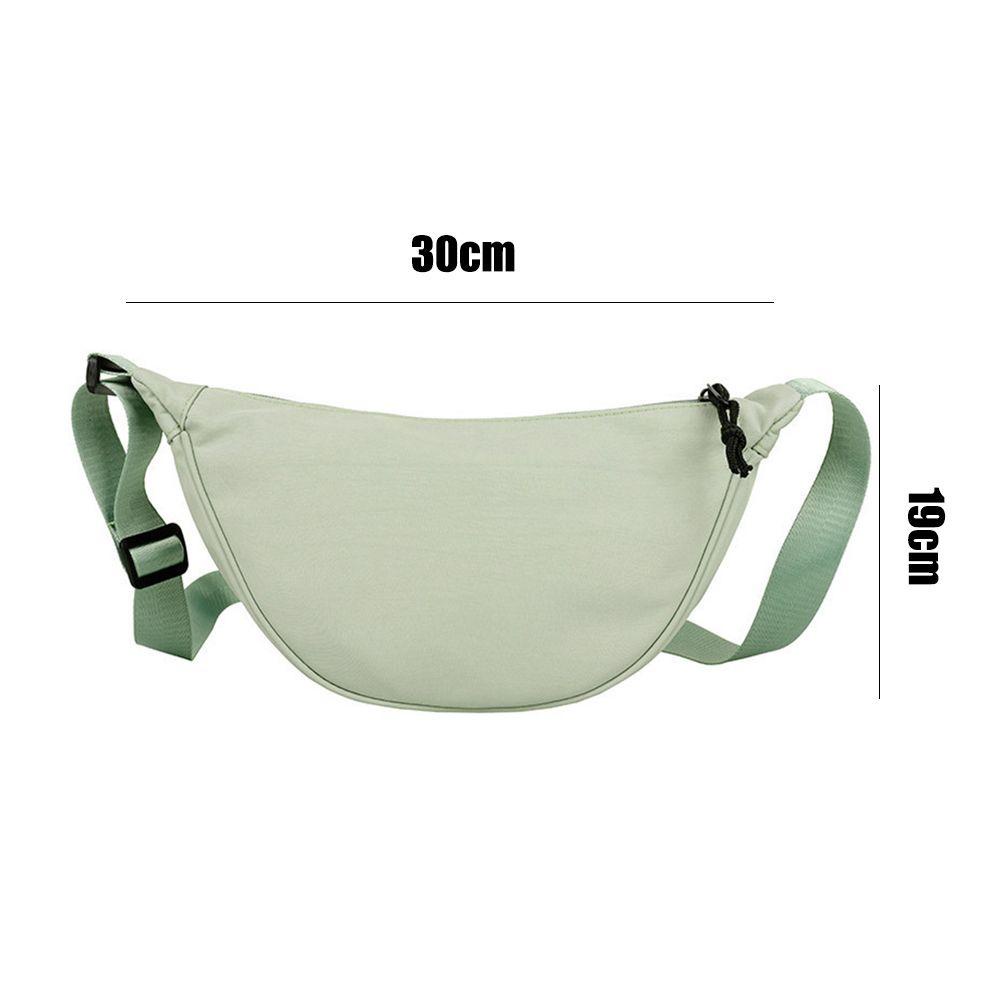 [Vận chuyển nhanh] Túi đeo vai SIMPLEAID Túi đeo nách Nylon Hobos thông thường màu cam