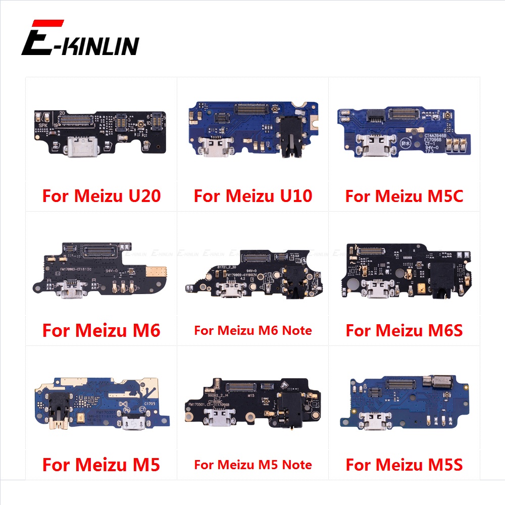 Bảng Mạch Cổng Sạc USB Kèm Mic Cho Meizu U20 U10 M6 M6S M5 M5C M5S