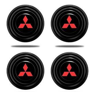 Bộ 4/8/12 Miếng Dán Silicon Chống Sốc Cho Xe Hơi Mitsubishi Asx Lancer Outlander Pajero Accessoires