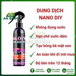 Chai Xịt Phủ NANO DIY 200ml Chống Nước Kính, Phủ Bóng Sơn Xe Ô Tô