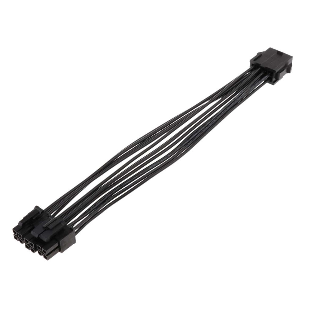 Baoblade CPU Bộ Chuyển Đổi Nguồn 8 Chân Sang 8 + 4pin Dây Cáp 20Cm-Màu Đen Tay