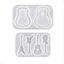 KIN Hình Không Đều Nhựa Đúc Khuôn Silicon Mặt Dây Chuyền Khuôn Thủ Công DIY Cho Đàn Guitar Chọn Nhạc Sĩ Đồ Dùng Trang Trí