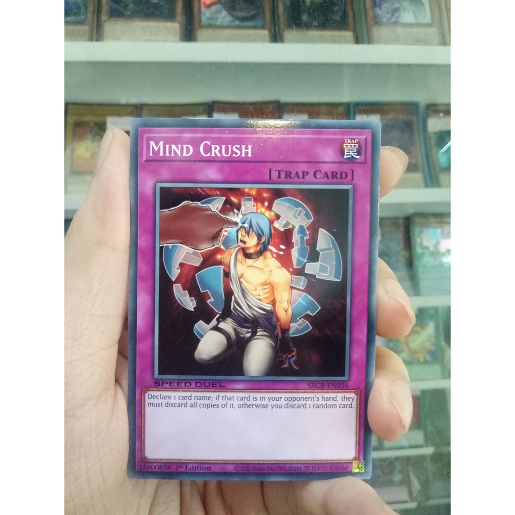 Thẻ Bài Lẻ Yugioh Mã Sbcb En036 Mind Crush Common 1st Edition Shopee Việt Nam 2701