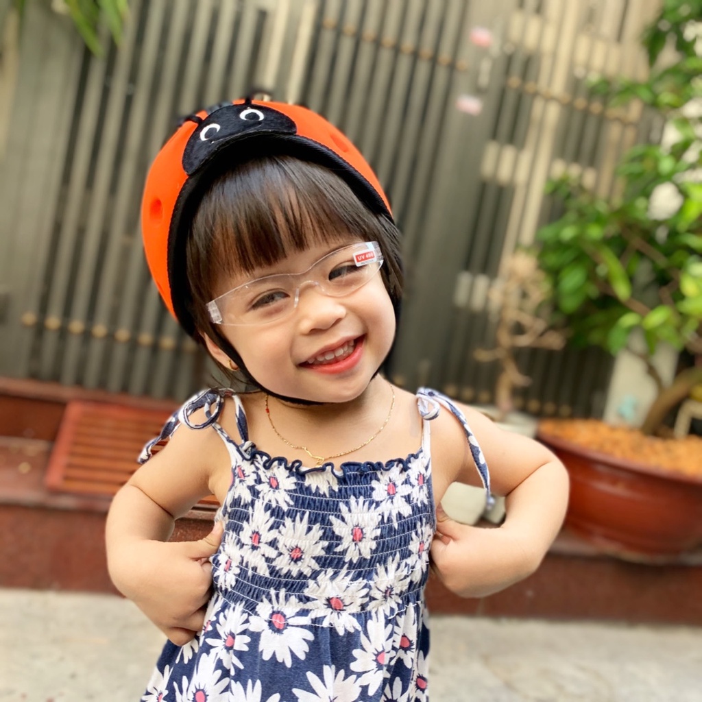 Ảnh Mắt kính bảo hộ trẻ em Jun Secret chất liệu nhựa cao cấp, bảo vệ mắt khỏi bụi bẩn, virus vi khuẩn an toàn cho bé JSBAOHO 2