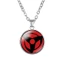 Dây chuyền mặt tròn in họa tiết Naruto Sharingan cá tính