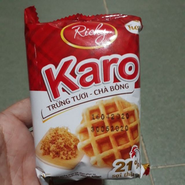 Bánh karo trứng tươi chà bông 156g/6 cái | Shopee Việt Nam