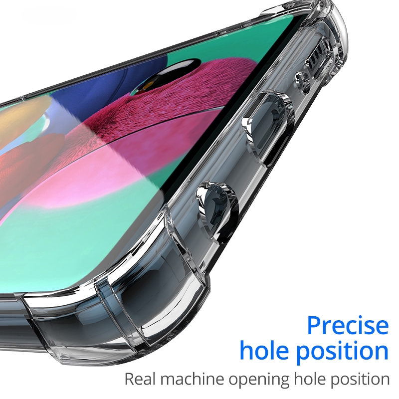 Ốp Lưng TPU Cho OPPO Realme C15 C12 C11 Ốp Lưng Chống Sốc Cho Realme C17 7 6 5 PRO Ốp Điện Thoại TPU Trong Suốt Vỏ Silicon