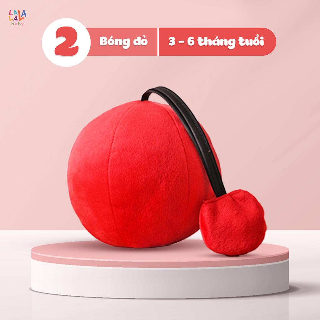 Ảnh Đồ Chơi Bóng Vải Xúc Xắc Vui Nhộn Kích Thích Thị Giác Cho Trẻ Sơ Sinh Look, Look! Ball - Lalala Baby 2