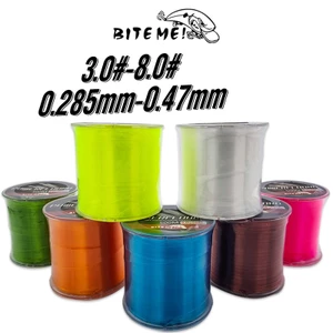 Cuộn dây cước câu cá sợi nylon siêu bền chắc dài 500m 2-35lb