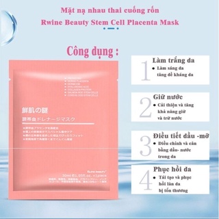 Hộp 50 Mặt Nạ Tế Bào Gốc Nhau Thai Nhật Bản