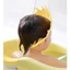 Mũ gội đầu chắn nước bảo vệ tai và mắt hình vương miện, nón tắm có thể điều chỉnh vòng đầu, chất liệu PP + TPE cao cấp