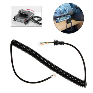 Dusur Micro Thay Thế Mic Cáp Dây Cho MH-48A Đài Phát Thanh Ô Tô Talkie Walkie Điện Thoại Lò Xo Dòng Xe Tay Spea