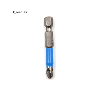 Queenten mới 1 pc 1/4 "hex từ tính không chống trượt tầm xa tua vít điện bits ph2 chiều dài 50mm dụng cụ điện một mặt