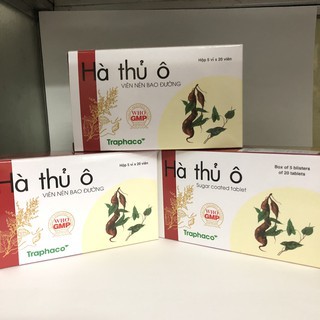 (Traphaco) Hà thủ ô 100 viên | Shopee Việt Nam