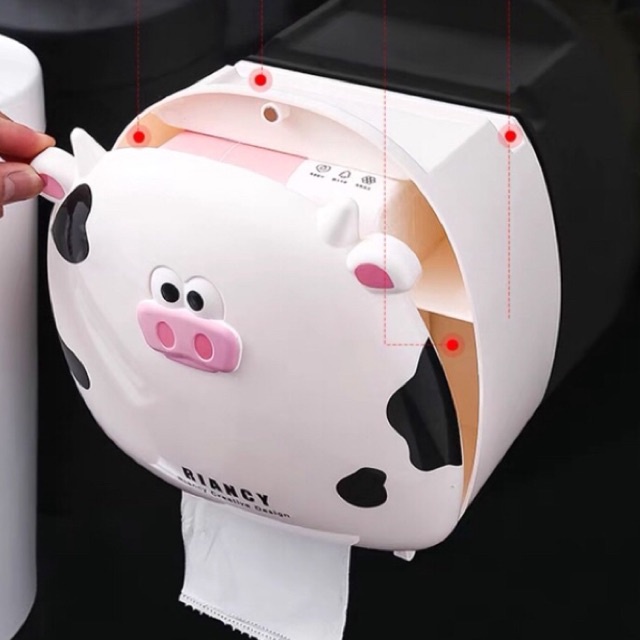 Hộp đựng giấy treo tường dễ thương