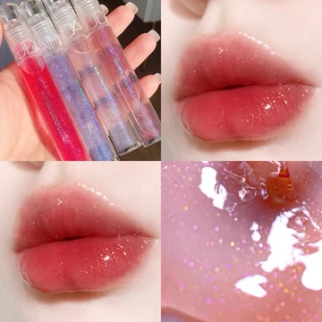 ￼(SẴN- RẺ VÔ ĐỊCH)Son tint bóng dưỡng ẩm bạc hà có nhũ Daimanpu siêu xinh, son bóng trong suốt và lên màu nhẹ tuỳ màu
