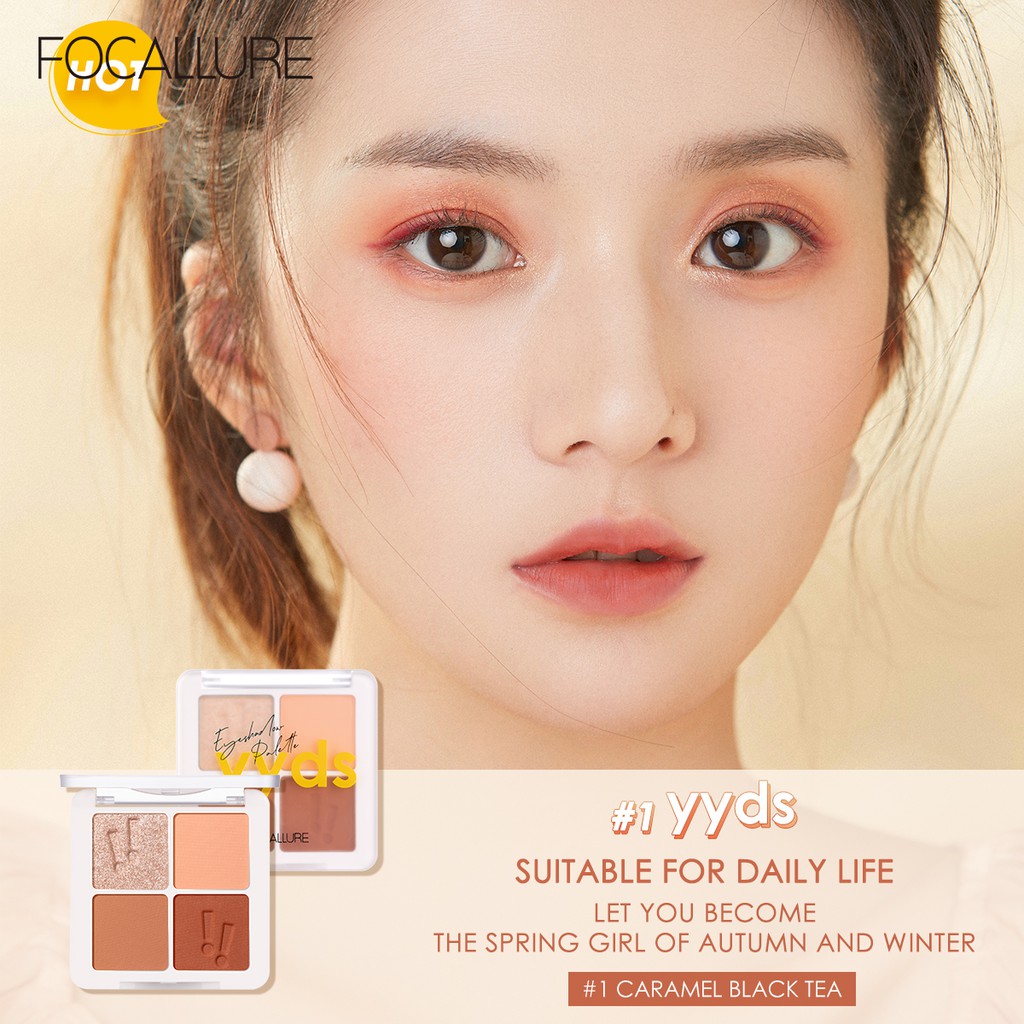 Ảnh Bảng phấn mắt FOCALLURE 4.8g nhiều màu nhũ lì sắc tố cao chuyên dụng 2