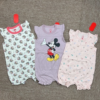 Sét 3 body Muji xuất Nhật siêu xinh cho bé gái 3m-24m | Minizon Kids
