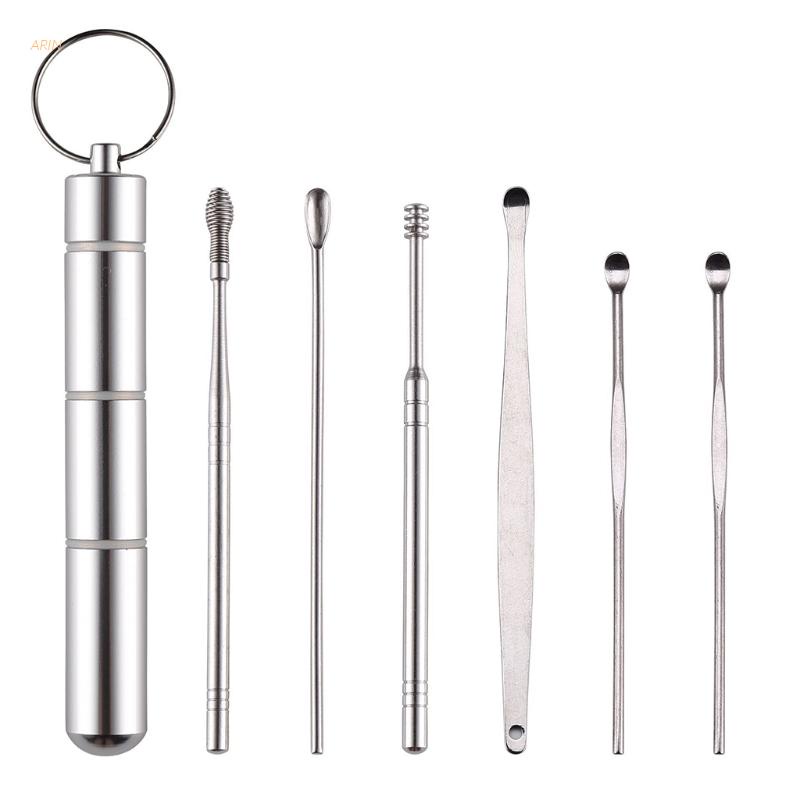 Dụng cụ lấy ráy tai 6 trong 1 kèm móc khóa | Shopee Việt Nam