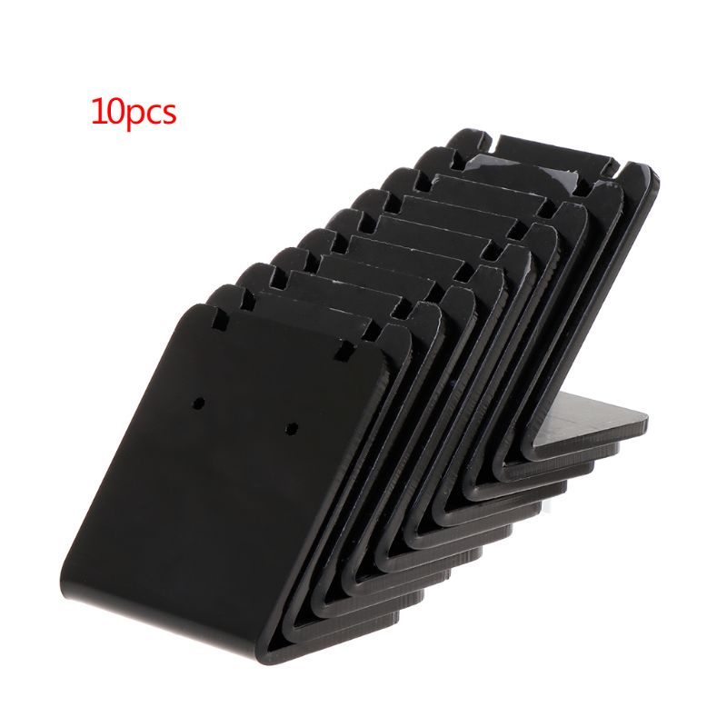 Wellb 10 Chiếc Acrylic Mini Hình Chữ L Bông Tai Đứng Trang Sức Người Tổ Chức Trang Sức Đứng