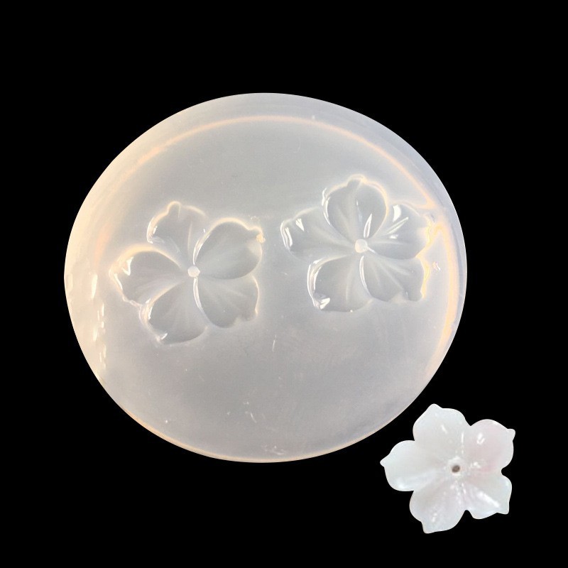 Khuôn silicon hình hoa hồng bằng nhựa Epoxy Khuôn trang trí bánh sô cô la