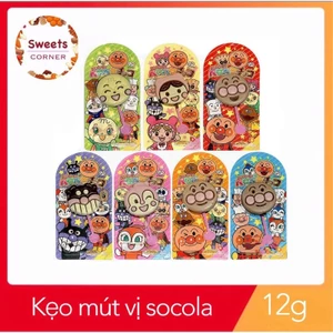 Kẹo mút socola Anpanman Fujiya Nhật Bản 12g