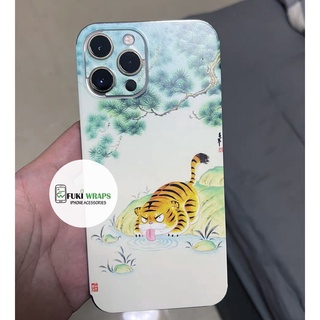 Tấm dán Skin Mặt Sau Hình Hỗ Vẽ FULL VIỀN Dành Cho 13ProMax 12ProMax 11ProMax X XS XR XSMAX - FukiShop