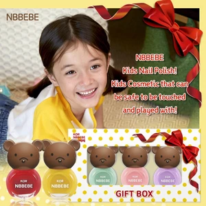 Sơn Móng Tay NBBEBE Dạng Lột Nhanh Khô 3 Màu Sắc Sản Xuất Tại Hàn Quốc Cho Trẻ Em