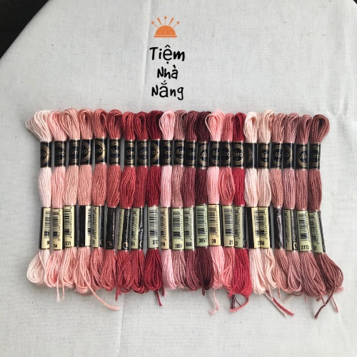Set Bảng Màu Chỉ Thêu Airo/ Set bảng màu chỉ theo bảng mã DMC | Shopee ...