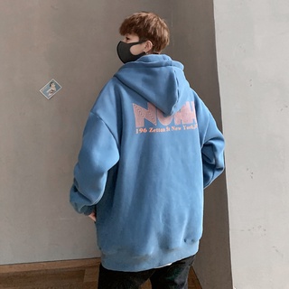 Áo hoodie nam tay dài dáng rộng phong cách retro thời trang xuân thu