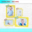 KHUNG HÌNH GIẤY THEO MÀU-SET 4 KHUNG