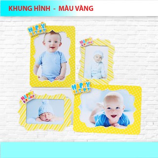 (7 MÀU ) KHUNG HÌNH GIẤY THEO MÀU-SET 4 KHUNG