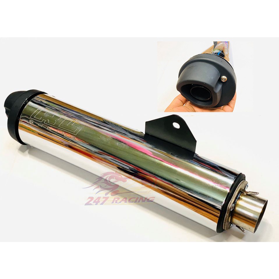 Lon Pô CBR đít TFX tặng kèm Adapter Inox gắn xe máy