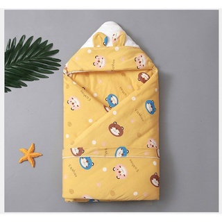 Chăn Ủ Có Mũ Trần Bông Xinshengdai Kích Thước 90x90 Cho Bé | Minizon Kids