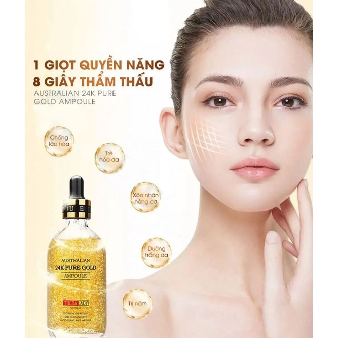 Serum tinh chất vàng 24k Úc Australian 24k Pure Gold Ampoule 100ml