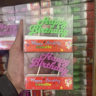 Nến Chữ Liền HAPPY BIRTHDAY Trang Trí Bánh Sinh Nhật