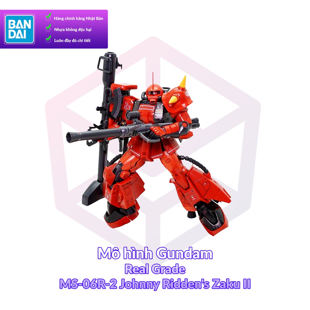 Mô Hình Gundam Bandai RG 26 MS-06R-2 Johnny Ridden's Zaku II 1/144 MSV ...