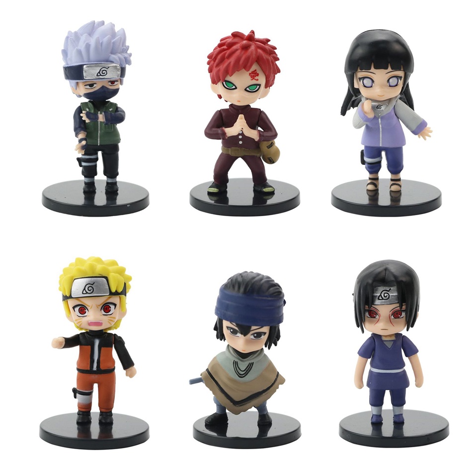 Mô Hình Nhân Vật Kakashi Sasuke Sakura Trong Phim Naruto 12 Kiểu Đáng Yêu