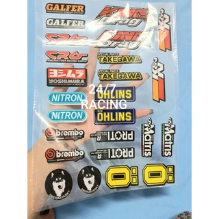 Bộ tem Decal dán xe máy, xe đạp, điện thoại.....