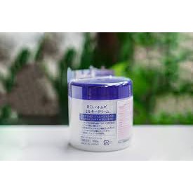 Kem Dưỡng Ẩm Trắng Da Hatomugi ý Dĩ Moisturizing & Conditioning The Milky Cream 300g