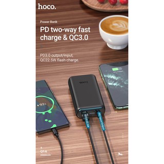 Pin Dự Phòng Hoco Q1 Kraft 10000mah lõi Li-po, QC 3.0, PD TypeC 20W, có hỗ trợ VOOC - Phụ Kiện Nhất Tín