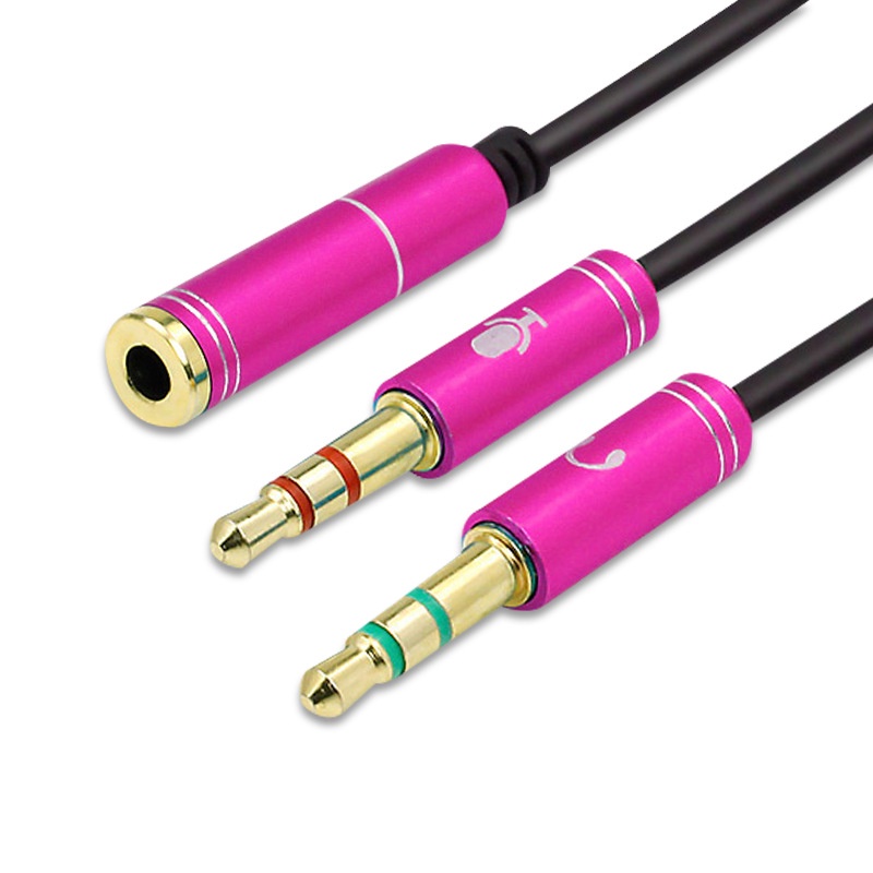 Jack Chuyển Đổi Tai Nghe 3.5mm Sang Audio Và Mic - Jack Gộp Tai Nghe và Mic 3.5mm Cho Laptop, Máy Tính PC | BigBuy360 - bigbuy360.vn